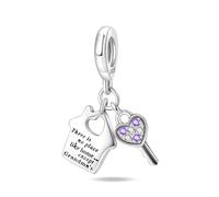 Charm colgante de la casa de la abuela, accesorio de pulsera de plata de ley 925, compatible con Collar de pulsera Pandora