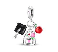 Charm colgante de la temporada de graduación, Charm para pulsera, collar de pulsera Pandora compatible con