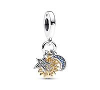 Pandora Charm Colgante Triple Celestial en Plata de Ley