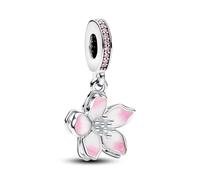 Pandora Colgante Moments movible Flor de Cerezo Plata de Ley circonitas rosas y esmalte rosa