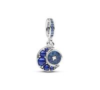 Pandora Charm Colgante en plata de ley Luna Brillante Giratoria 792979C01