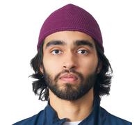 CHARM Cráneo Gorra Islam Gorros Beanie Sombrero Kufi Mano Hecho Hombres Enge M