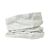 CHARM Cuello Calentador Para Mujer Y Hombre - 2 in 1 Caliente Diadema Bandana & Bufanda Algodon Organico Hecho en Japan Mezcla Blanco