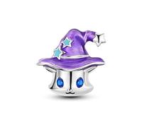 Charm de adorno de cuerda de gato mágico, Charm para pulsera, collar de pulsera Pandora compatible con