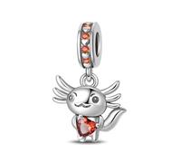 Charm de adorno de gota de oreja grande, collar de pulsera Pandora compatible con
