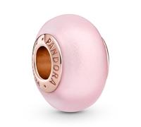 Pandora Charm de Cristal de Murano Rosa Mate en Rosa