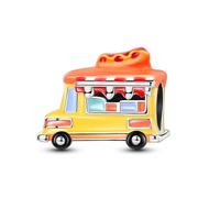 Charm de cuentas de globo de perro caliente, Charm de cuentas de plata esterlina 925 auténtica, pulsera Pandora compatible con