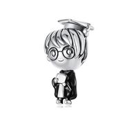 Charm de graduación Charm de plata esterlina 925 se adapta a la pulsera Pandora, SCC3126