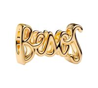 Charm De Pandora Color Oro Escrito A Mano Besos 764422C00