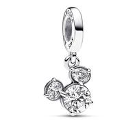 Charm De Pendiente PANDORA Disney Mickey Mouse Silueta Brillante 793031