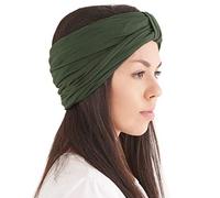 CHARM Diadema Turbante Mujer Grueso - Pañuelo Cabeza Abrigo Invierno Sombrero de Quimioterapia Cabello Natural