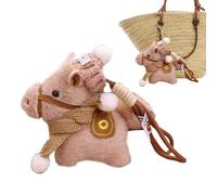 Charm genérico de de peluche | Colgante año del caballo 2026 para - Colgante de caballo para mochila - Para marido, hija, familia, amigos, hombres, mujeres y niños jóvenes, marrón, Se