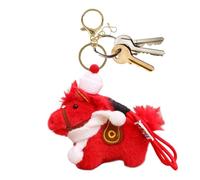 Charm genérico de de peluche | Colgante año del caballo 2026 para - Colgante de caballo para mochila - Para marido, hija, familia, amigos, hombres, mujeres y niños jóvenes, rojo, Se