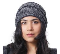 CHARM Gorra Ligera Verano Tejido Algodón - Sombrero Hipster Gorro de Hombre Slouchy Beanie Navy