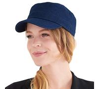 CHARM Gorra Militar Algodón Hombre - Gorro Militares Verano Mujer Sombrero Invierno Denim