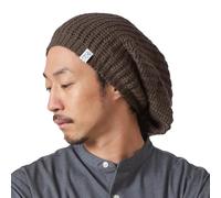 CHARM Gorro De Punto Invierno Hombre Mujer - Sombrero Gran Tamaño Slouchy Knit Beanie Lana Otoño Caliente Esqui Boho Marrón