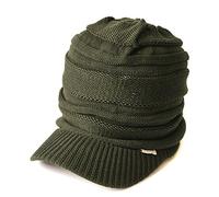 CHARM Gorro Invierno Hombre Mujer con Visera Gorra Gorras De Hombre Sombrero Invierno Esqui Deporte Caliente Holgado Marrón