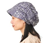 CHARM Gorro para El Sol Plegable Mujer - Protección UPF Verano Quimio Sombrero Púrpura