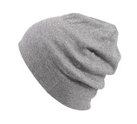 CHARM Gorro para Hombre & Mujer Hecho En Japón de Algodon Organico Gorros De Punto Sombrero Invierno Verano Gris Claro M