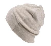 CHARM Gorro para Hombre & Mujer Hecho En Japón de Algodon Organico Gorros De Punto Sombrero Invierno Verano Crema S