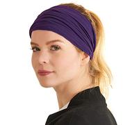 CHARM Hombre Cinta De Correr & Bandana, Púrpura M