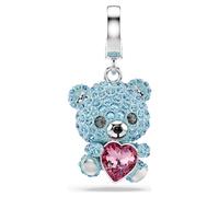 Charm Idyllia, Tallas mixtas, Osito, Azul, Baño de rodio OS