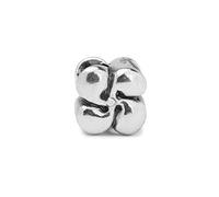 Charm Lauburu Plata de Ley 925 Abalorio Lauburu - Compatible con Pulseras Eguzkicharm, Pandora y Pulseras Estilo Europeo - Símbolo Vasco Abalorio Lauburu para Pulsera