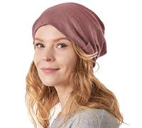 CHARM Mujer Gorro Beanie de 100% Algodón - Sombrero Mujer para Gorros Oncologicos Quimioterapia Verano Invierno Rosa