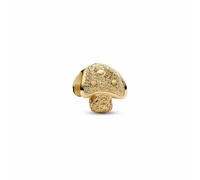 Charm Pandora Mini Champiñón Dorado Texturizado 764048C00