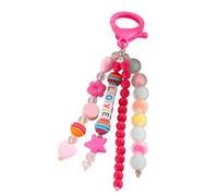 Charm para mochila con cuentas - Charm para llavero de color íris, Llavero con cuentas Rainbow | Bolso colgante llavero decoración para llaves de coche, bolso, bolsos de mano, mochila