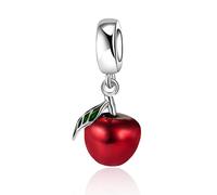 Charm plateado en plata S925, diseño moderno y encantador, ideal para pulseras originales o para hacer joyería DIY con pulseras y collares, como adorno para pulseras o regalo para y
