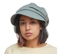 CHARM Sombrero de Sol Verano Algodón Orgánico Mujer - Visera para Quimioterapia Primavera Plegable, Protección UV y Piel Sensible Gris