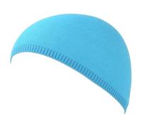 CHARM Tejido Algodón Cráneo Gorra Kufi Islam - Oración Sombrero Croché Puntada Tapa Gorros Beanie Hombres Tocados Azul
