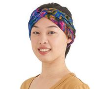 CHARM Tie Dye Diadema Hippie - Cinta Para Verano Turbante Hombre Boho Yoga Headband Banda Hippy Accesorio C