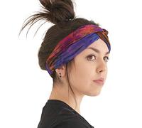 CHARM Tie Dye Diadema Hippie - Cinta Para Verano Turbante Hombre Boho Yoga Headband Banda Hippy Accesorio B