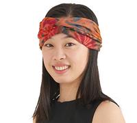 CHARM Tie Dye Diadema Hippie - Cinta Para Verano Turbante Hombre Boho Yoga Headband Banda Hippy Accesorio E