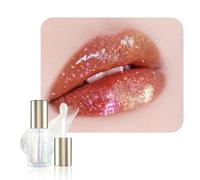 CHARMACY Aurora Chameleon Hidrating Lip Gloss, MultiColor Shifting Shimmer Lip Gloss, Hydrating Non-Sticky Formula Glitter Lip Glaze, Easy to Apply, Long-Lasting, High-Shine Sheer Finish#04