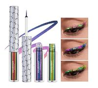 CHARMACY Chameleon Liquid Eyeliner, Liquid Glitter Eyeliner, Highly Pigmented, Metallic Intense MultiColor Shifting waterproof Eyeliner, Ultra-Fine Tip, Longwearing (#SET2-902/904/906)