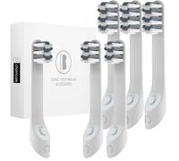 Charmcare Cabezales de repuesto para cepillo de dientes para niños, compatibles con el recambio de cepillo de dientes eléctrico Quip (niños 3 unidades + 3 adultos)