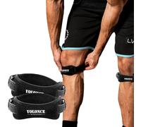 CharmChic 2 Piezas Rodillera Rotuliana Adjustable, Correa Rotuliana, Cinta Rotuliana Rodilla para Sujeta y Protege La Rodilla, Rodilleras para Hombre y Mujer, Correr, Saltar, Béisbol