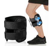 CharmChic Rodillera de Acupresión, Sistema de Acupresión, con Correas Ajustables y Varillas de Apoyo, Estabilización de los Músculos de la Pantorrilla y Absorción, Ergonómico y Fácil de Usar