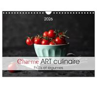 Charme ART culinaire (Calendrier mural 2026 DIN A4 vertical), CALVENDO calendrier mensuel: L'art dans votre cuisine, fruis et légumes - authentique et rustique.