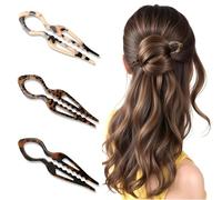 CharmeFleur Horquillas De Prestigio, Paquete De 3 Horquillas Francesas, Elegantes Accesorios Para El Cabello De Mujer, Ideales Para Cabello Grueso O Fino