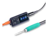 Charmgle Kit de mini estación de soldadura con mango de soldadura de 245 puntas KU de 3 segundos a 300.0 °C, tamaño de bolsillo, herramientas de reparación digital