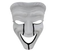 Charmgle Máscara de Halloween 035, cara sonriente, juego de terror, almacenamiento, máscara de fracaso, máscara de almacenamiento, máscara de disfraz de cosplay (036)