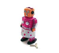 Charmgle Venus Robot Retro Tin Toy Novedad Regalo Lata Robot Wind-Up Toy Party Favor Bar Tienda de Ropa Decoración del Hogar Colección Adulto