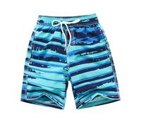 Charmi Bañador Ropa de Baño Secado Rápido Short de Natación Niño Rayas Azules 5-6 Años (Tamaño del Fabricante 6)