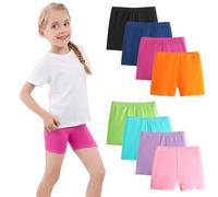 Charmi Pantalones Cortos Shorts Verano Leggings Cortas Niña Paquete de 8 Color Vibrante 3-4 Años (Tamaño del Fabricante 110)