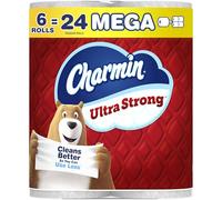 Charmin Papel higiénico ultra fuerte, 6 megarrollos, 220 hojas por rollo