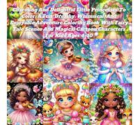 Charming And Delightful Little Princesses To Color: A Fun, Dreamy, Whimsical, And Enjoyable Adventure Coloring Book With Fairy Tale Scenes And Magical Cartoon Characters For Kids Ages 4-10